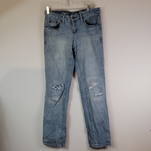 Converse Women's Denim Straight Leg Jeans - Picture 1 of 9